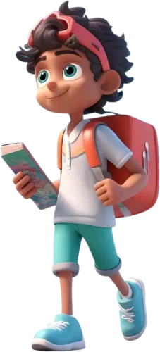 Estudiante con tecnología